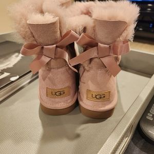 Pink Ugg Bailey Boots
